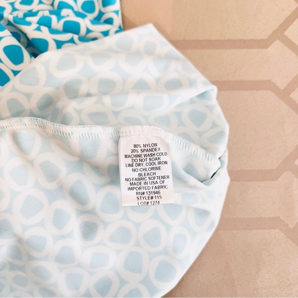 Jude Connally Lisha Shift Patterned Mini Dress Sleeveless Size Large - Picture 4 of 6